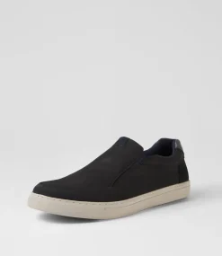 COLORADO Casuals-Nazar Navy Nubuck Flat Shoes