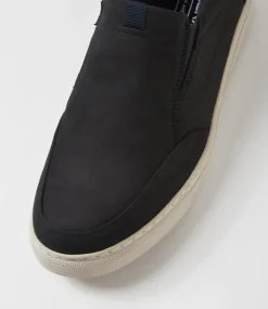 COLORADO Casuals-Nazar Navy Nubuck Flat Shoes