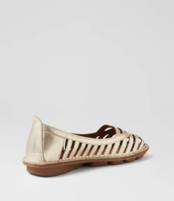 Women COLORADO Comfort|Flats-Neema Gold Leather Flat Shoes