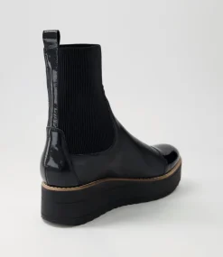 Women TOP END Boots-Nennet Black Mix Chelsea Boots