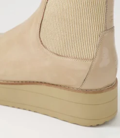 Women TOP END Boots-Nennet Camel Mix Chelsea Boots