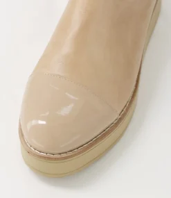 Women TOP END Boots-Nennet Camel Mix Chelsea Boots