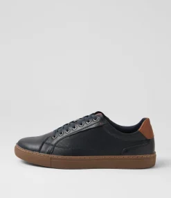 COLORADO Sneakers|Casuals-Neno Navy Leather Sneakers
