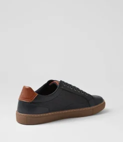 COLORADO Sneakers|Casuals-Neno Navy Leather Sneakers