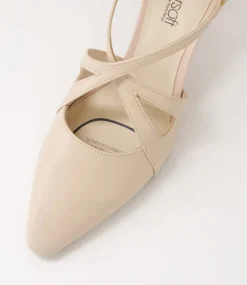 Women SUPERSOFT Dress|Comfort-Nessi Nude Leather Heels