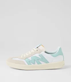 Women SKECHERS Sneakers-New Wave Cup White Blue Sneakers