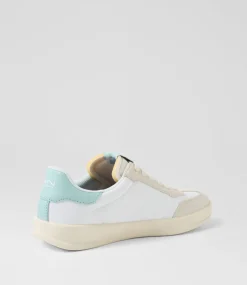 Women SKECHERS Sneakers-New Wave Cup White Blue Sneakers