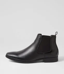 UNCUT Boots|Dress Shoes-Newlands Black Chelsea Boots