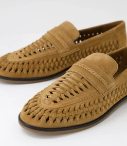 UNCUT Casuals-Nile Chestnut Suede Lace Up Flats