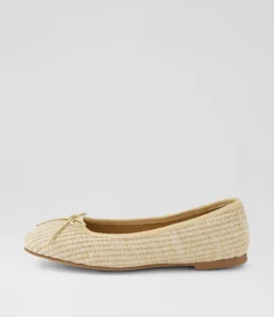Women DIANA FERRARI Flats-Niver Natural Woven Flat Shoes