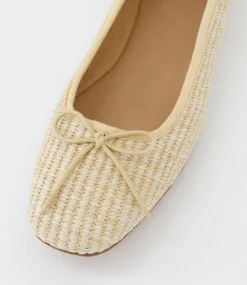 Women DIANA FERRARI Flats-Niver Natural Woven Flat Shoes