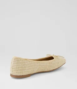 Women DIANA FERRARI Flats-Niver Natural Woven Flat Shoes