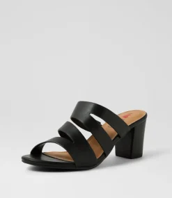 Women I LOVE BILLY Heels|Sandals-Nock Black Sandals