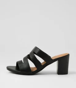 Women I LOVE BILLY Heels|Sandals-Nock Black Sandals