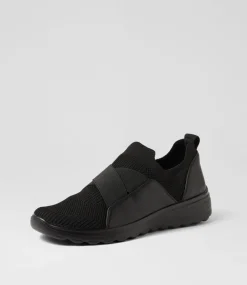 Women I LOVE BILLY Sneakers-Noemi Black Knit Sneakers