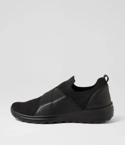Women I LOVE BILLY Sneakers-Noemi Black Knit Sneakers