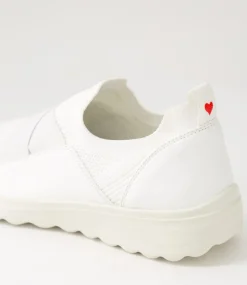 Women I LOVE BILLY Sneakers-Noemi White Knit Sneakers