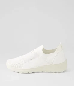 Women I LOVE BILLY Sneakers-Noemi White Knit Sneakers