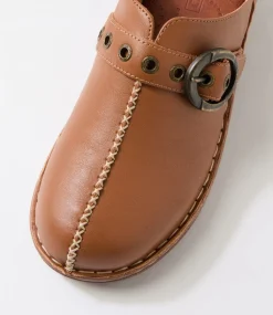 Women COLORADO Comfort|Heels-Nola Tan Leather Heels