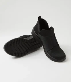 Women I LOVE BILLY Sneakers-Nonie Black Fabric Sneakers