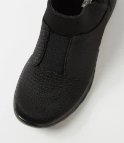 Women I LOVE BILLY Sneakers-Nonie Black Fabric Sneakers