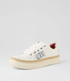 Women BLOWFISH Sneakers-Northshore White Multi Sneakers