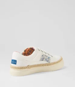 Women BLOWFISH Sneakers-Northshore White Multi Sneakers