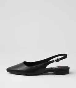 Women I LOVE BILLY Flats-Nulom Black Flat Shoes