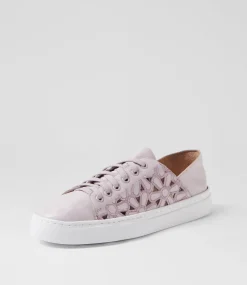 Women DIANA FERRARI Sneakers-Obrielle Lilac Leather Sneakers