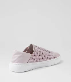 Women DIANA FERRARI Sneakers-Obrielle Lilac Leather Sneakers