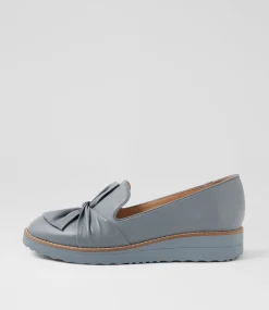 Women TOP END Loafers|Flats-Oclem Denim Leather Flat Shoes