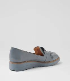 Women TOP END Loafers|Flats-Oclem Denim Leather Flat Shoes