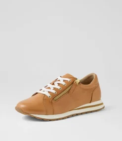 Women SUPERSOFT Comfort|Sneakers-Octavie Dark Tan Leather Sneakers
