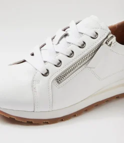 Women SUPERSOFT Comfort|Sneakers-Octavie White Leather Sneakers