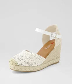 Women I LOVE BILLY Espadrilles|Heels-Olarn Natural Multi Heels