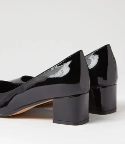 Women DIANA FERRARI Dress|Heels-Oledia Black Patent Leather Heels