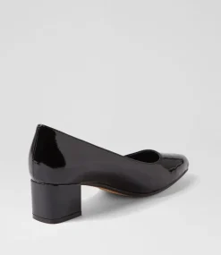 Women DIANA FERRARI Dress|Heels-Oledia Black Patent Leather Heels
