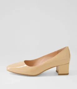 Women DIANA FERRARI Dress|Heels-Oledia Nude Patent Leather Heels