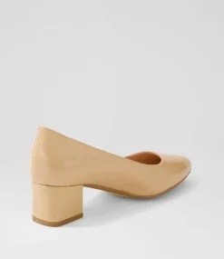 Women DIANA FERRARI Dress|Heels-Oledia Nude Patent Leather Heels