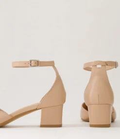 Women DIANA FERRARI Dress|Heels-Omarla Nude Leather Heels