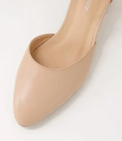 Women DIANA FERRARI Dress|Heels-Omarla Nude Leather Heels