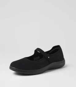 Women SKECHERS Flats-On The Go Flex Radiant Black Fabric Flat Shoes