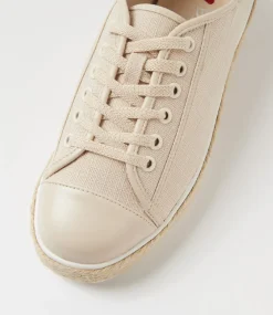 Women I LOVE BILLY Sneakers-Onnie Beige Fabric Sneakers