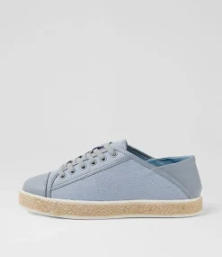 Women I LOVE BILLY Sneakers-Onnie Soft Blue Fabric Sneakers