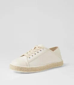 Women I LOVE BILLY Sneakers-Onnie White Fabric Sneakers