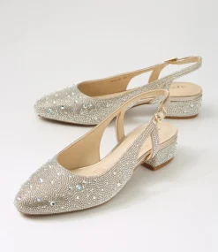 Women SUPERSOFT Comfort|Flats-Oriani Platinum Jewels Leather Heels