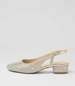 Women SUPERSOFT Comfort|Flats-Oriani Platinum Jewels Leather Heels
