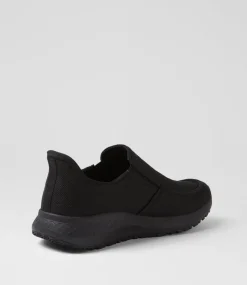 COLORADO Sneakers|Casuals-Orsen Black Knit Sneakers