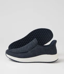COLORADO Sneakers|Casuals-Orsen Navy Knit Sneakers