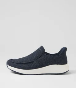 COLORADO Sneakers|Casuals-Orsen Navy Knit Sneakers